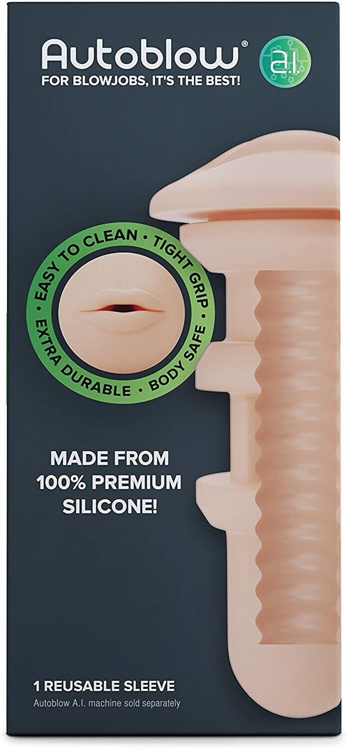 Autoblow A.I. Silicone Mouth Sleeve Wit
