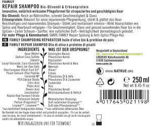 Sante Family Repair Shampoo Bio-Olivenöl & Erbsenprotein (250ml) ab 3,14 €  | Preisvergleich bei
