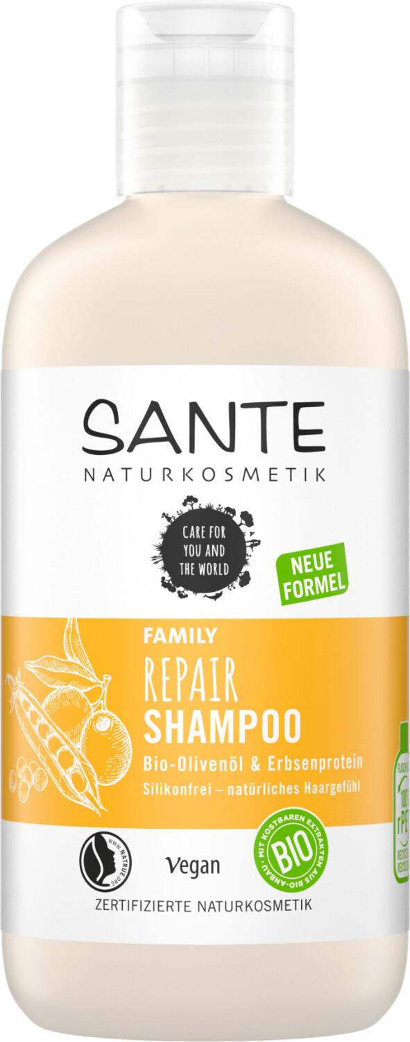 Sante Family Repair Shampoo Organic Olive Oil & Pea Protein (250ml)