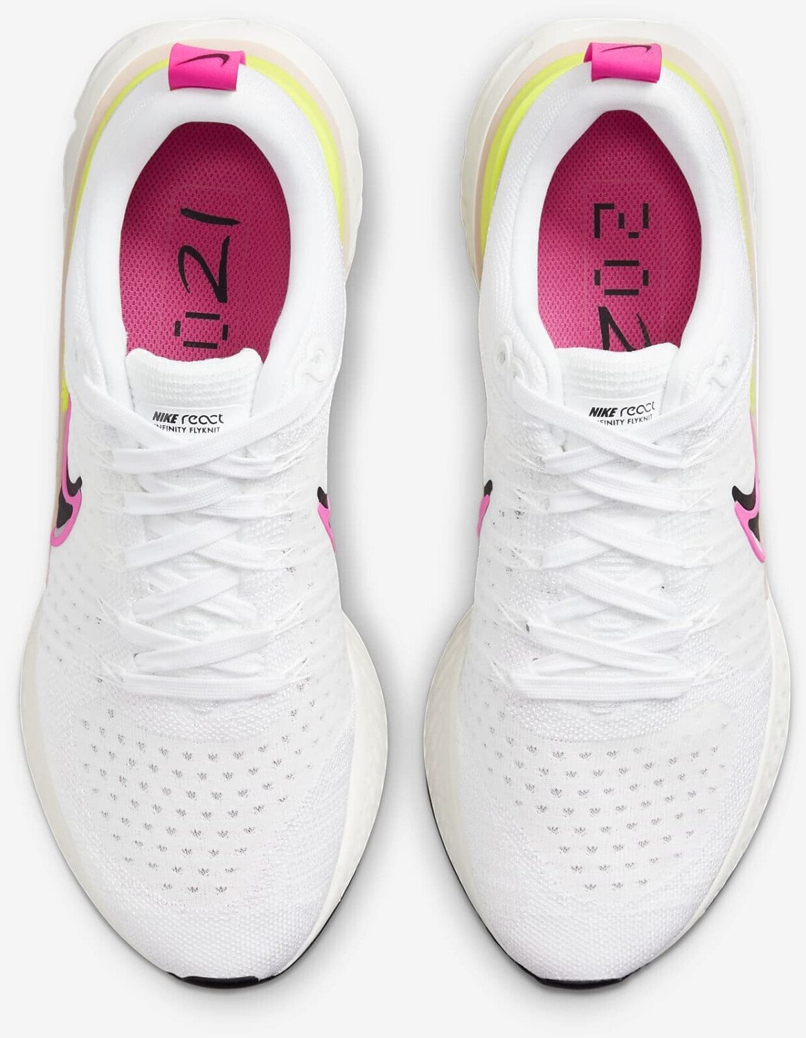 nike react infinity run flyknit sail