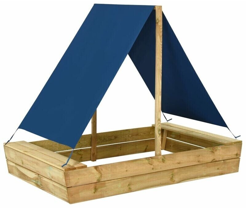 vidaXL Sandbox with Roof 160x100x133cm