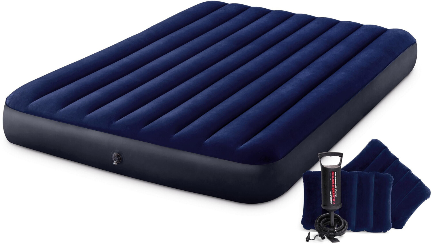 Intex Dura-Beam Classic Downy Airbed Queen w/ Hand Pump (64765)