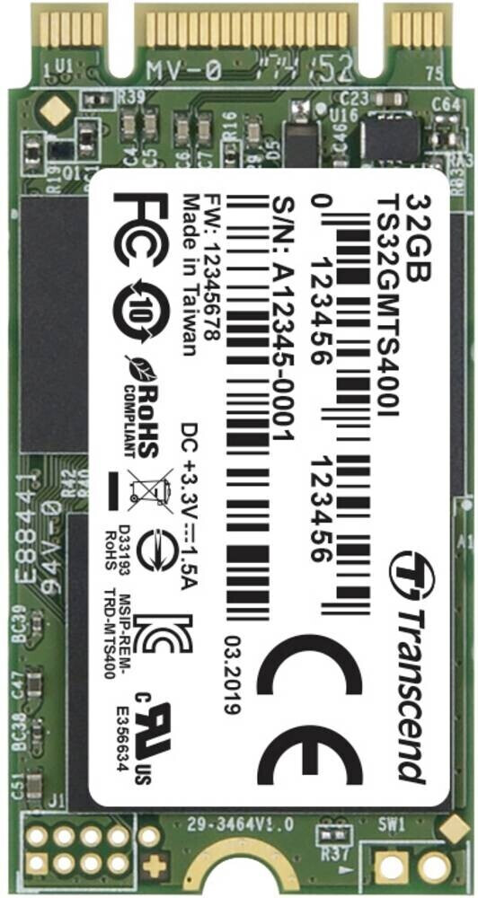 Transcend MTS400I M.2 32 Go