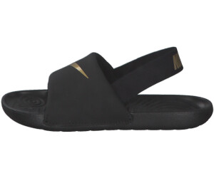 Gold nike sales flip flops