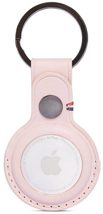 Spigen Decoded Leather Keychain Case (Apple AirTag) Pink