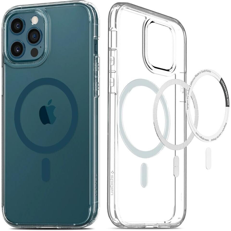 Spigen Case Ultra Hybrid Mag MagSafe iPhone 12 Pro Max transparent/Dark Blue