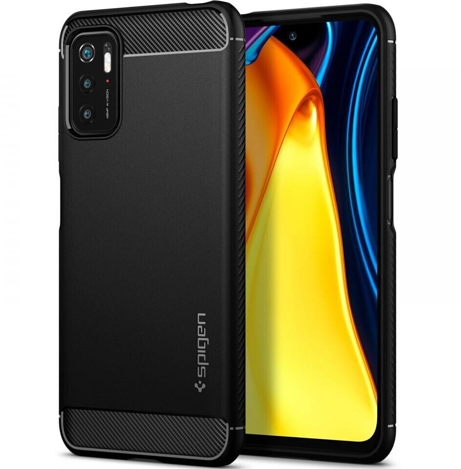 Spigen Case Rugged Armor Xiaomi Redmi Note 10 5G / POCO M3 Pro 5G, Black