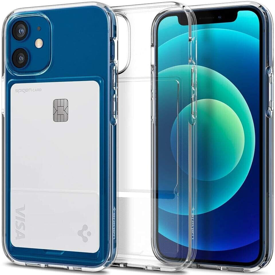 Spigen Case Crystal Slot iPhone 12 Mini, Transparent