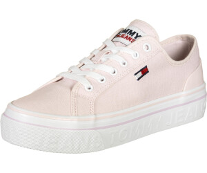 tommy jeans canvas flatform trainers