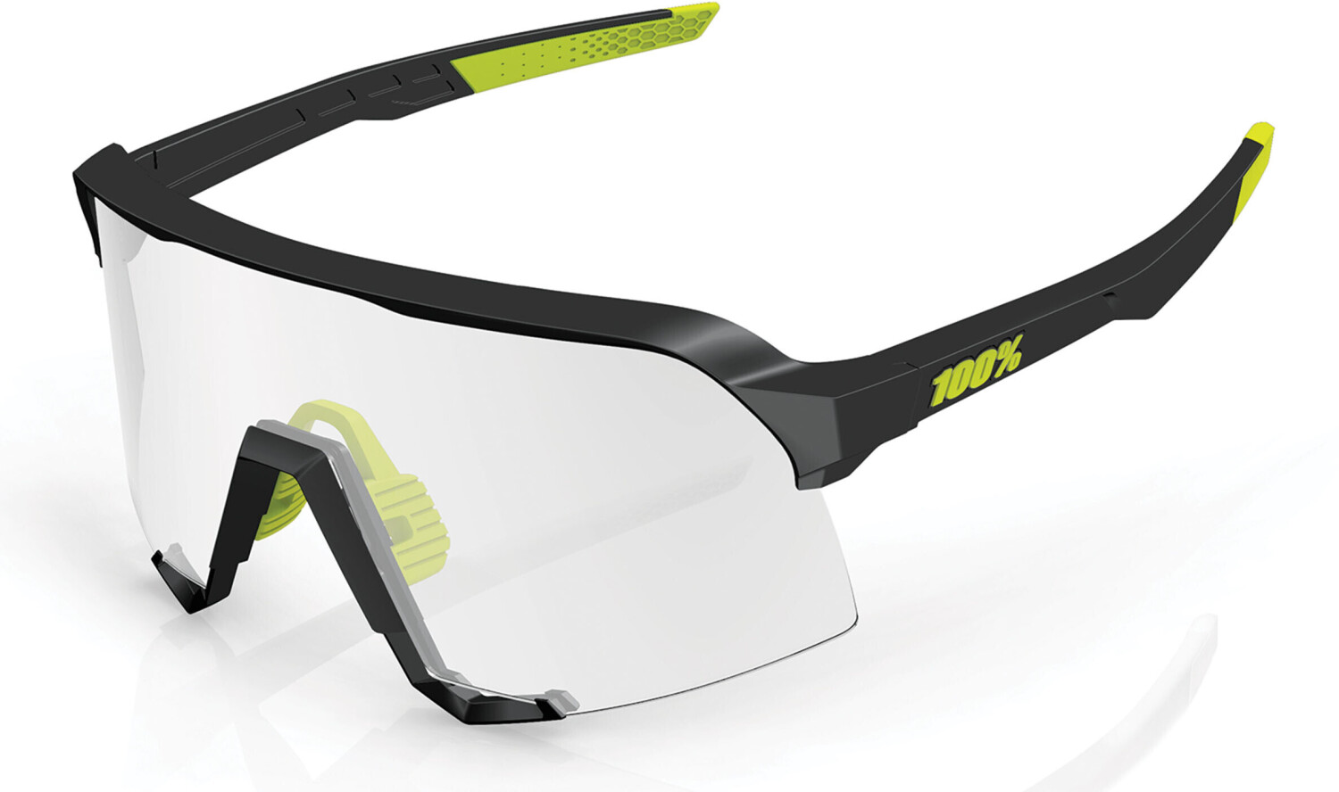 100% S3 gloss black/photochromic