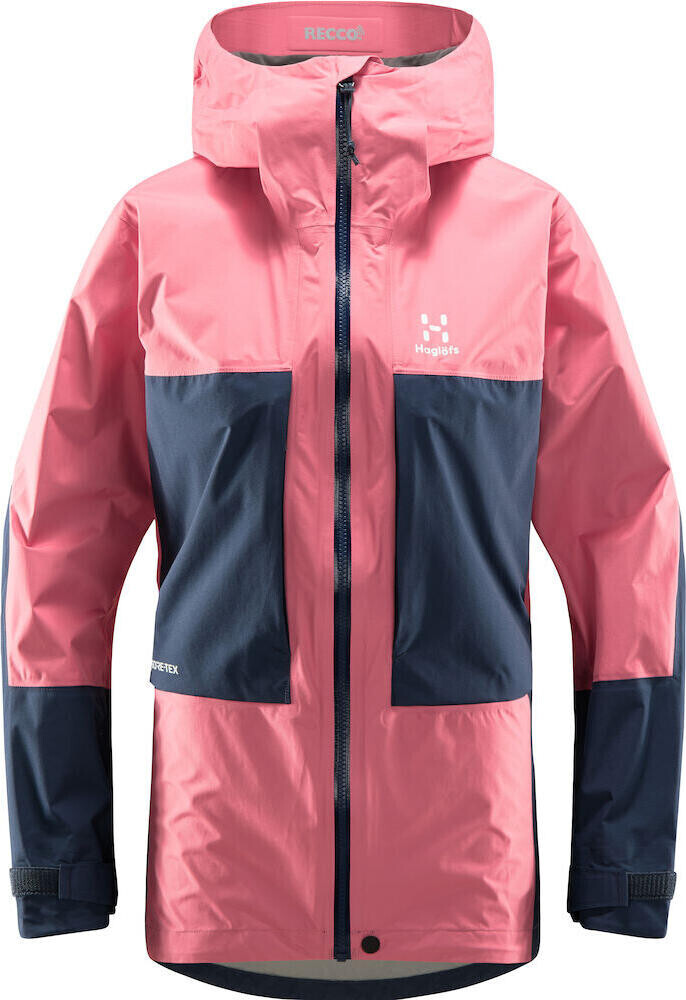 Haglöfs Roc Sheer GTX Jacket Women tulip pink/tarn blue