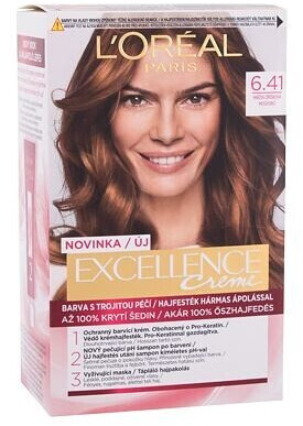 L'Oréal Excellence Crème (50 ml) 6.41 Natural Hazelnut Brown