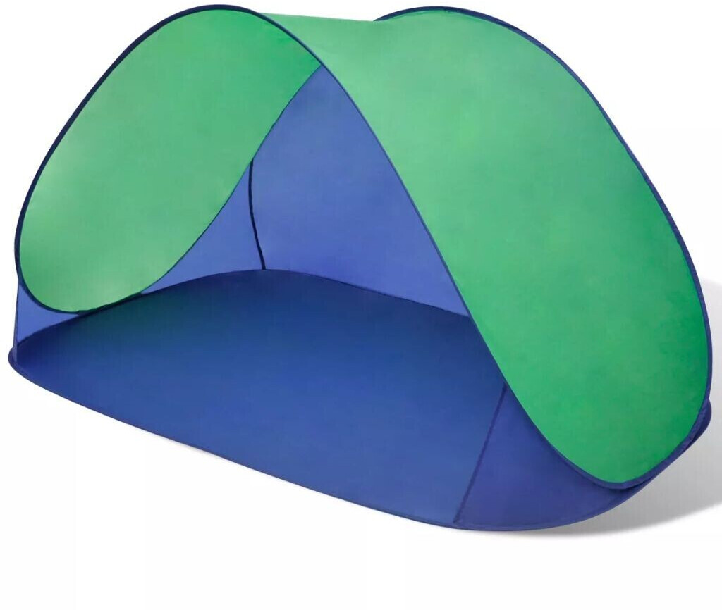 vidaXL Pop Up Beach Shelter green/blue