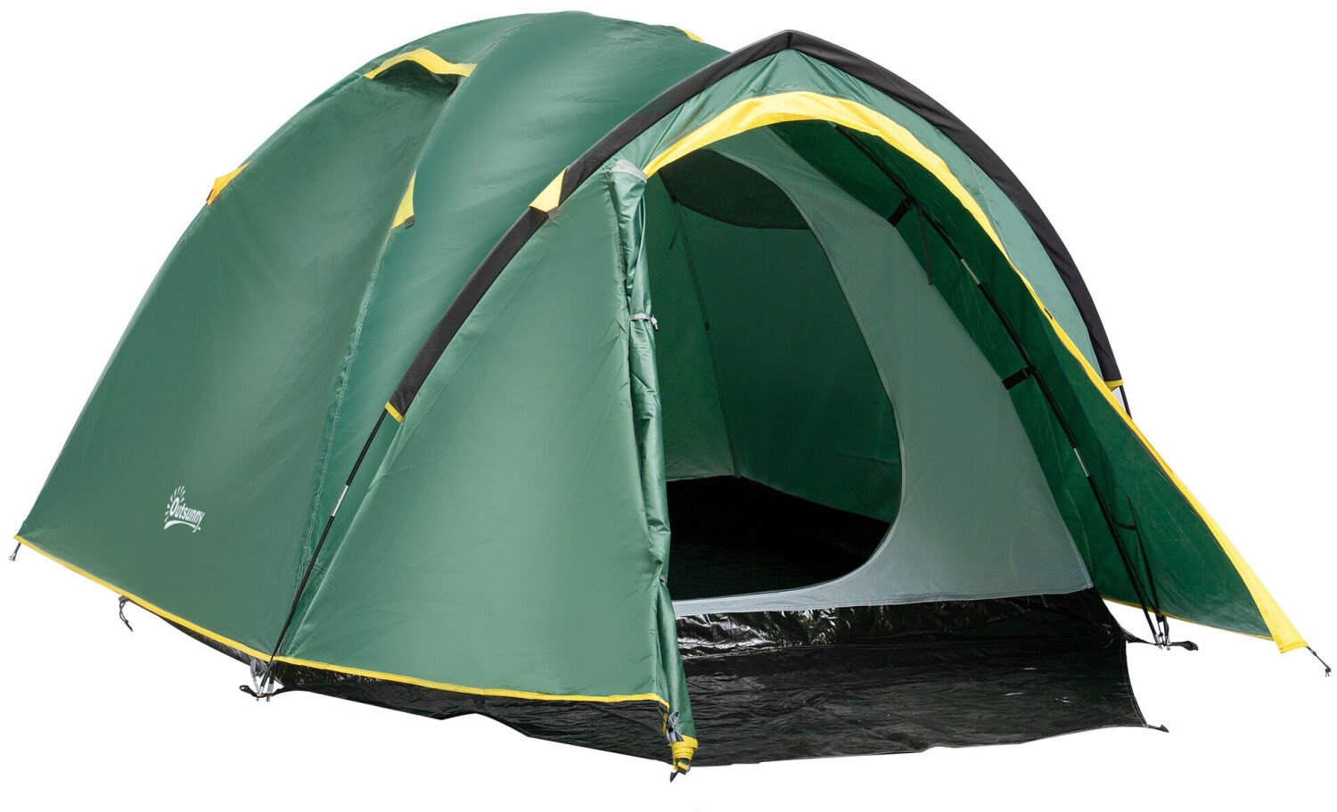 Outsunny Camping Tent 4P Green