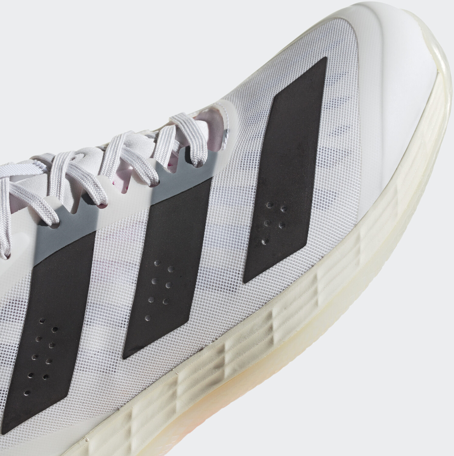 Adidas Adizero Fastcourt 1.5 Tokyo Cloud White/Core Black/Solar Red Polyester au meilleur prix 