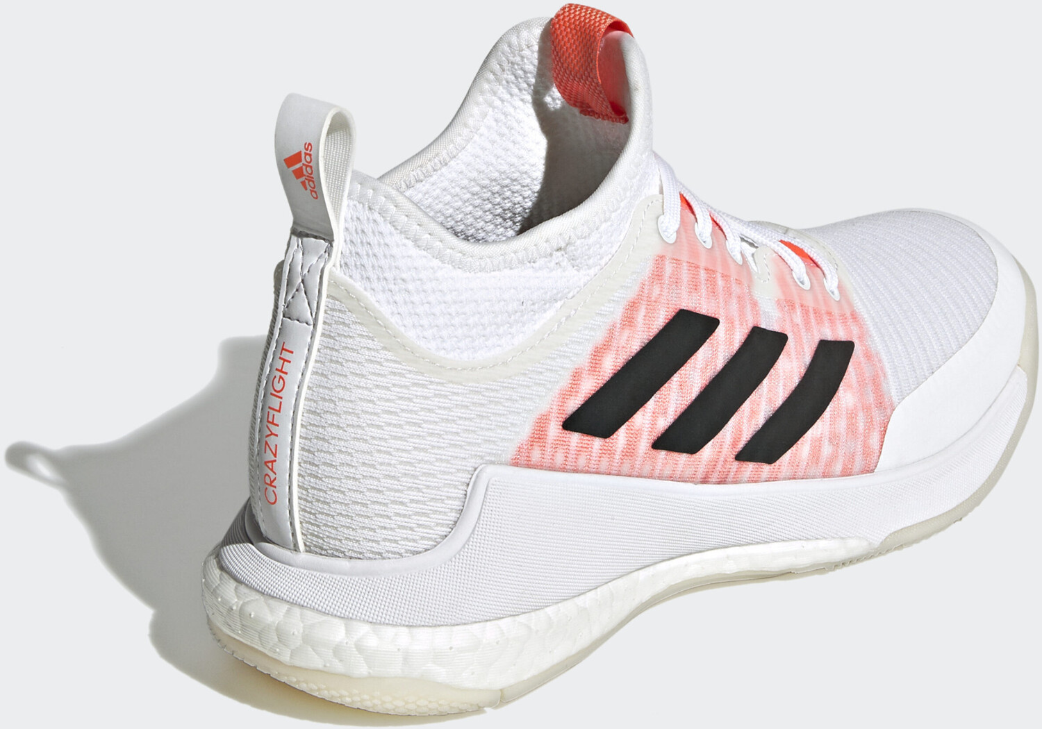 Adidas CrazyFlight Mid Tokyo Cloud White/Core Black/Solar Red Polyester au meilleur prix sur 