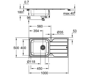 GROHE K500 (31563SD1) au meilleur prix sur