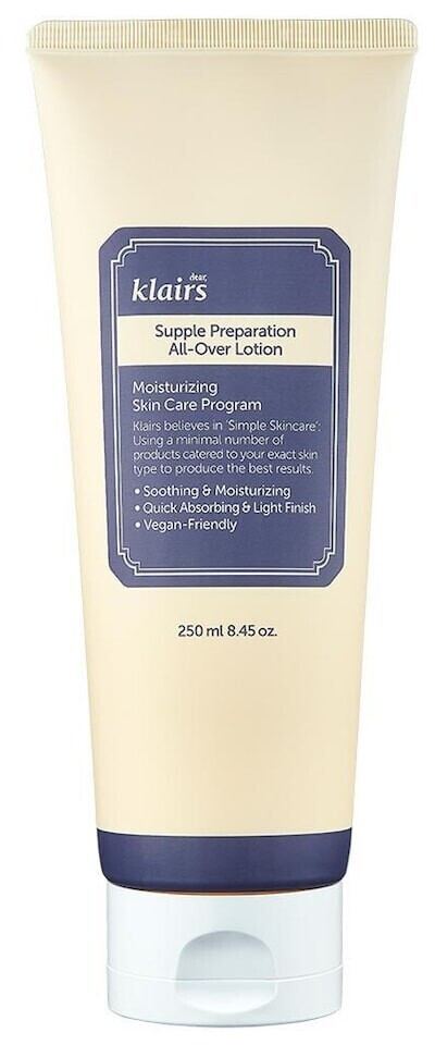 Klairs Cosmetics Supple Preparation All-Over Lotion (250ml)
