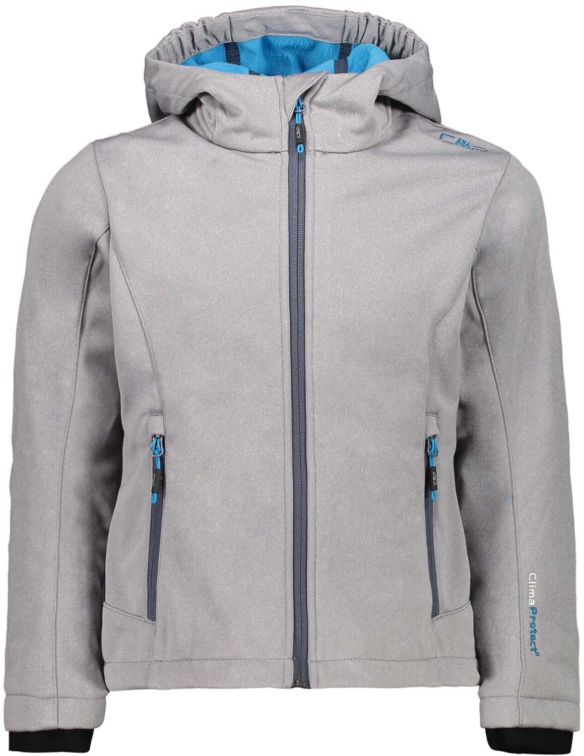 CMP Kids Softshell Jacket (3A29385N) argento melange/blue jewel