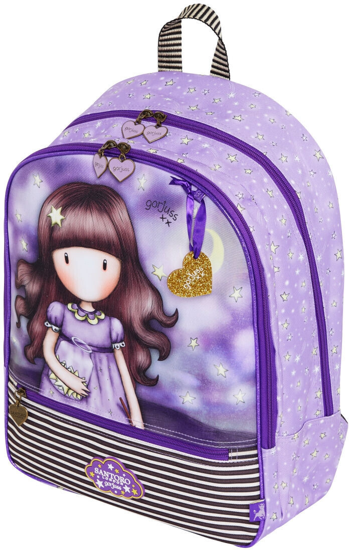 Safta Backpack Gorjuss Sparkle & Bloom Padded catch a falling star