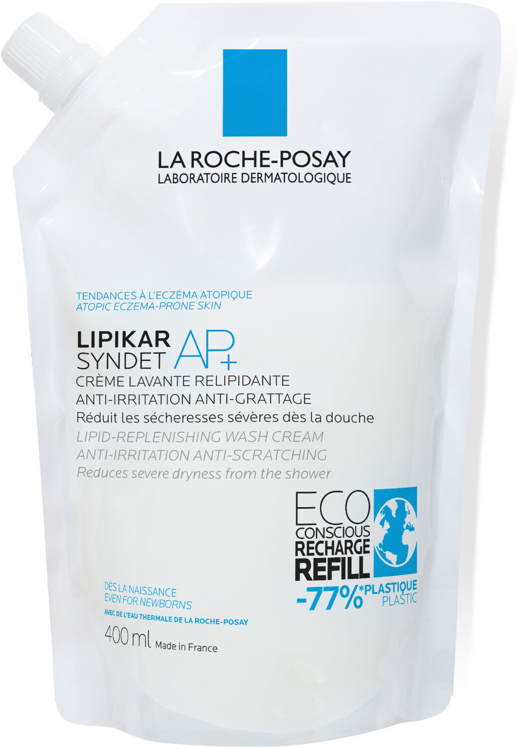 La Roche Posay Lipikar Syndet AP + moisturizing shower cream Refill (400ml)