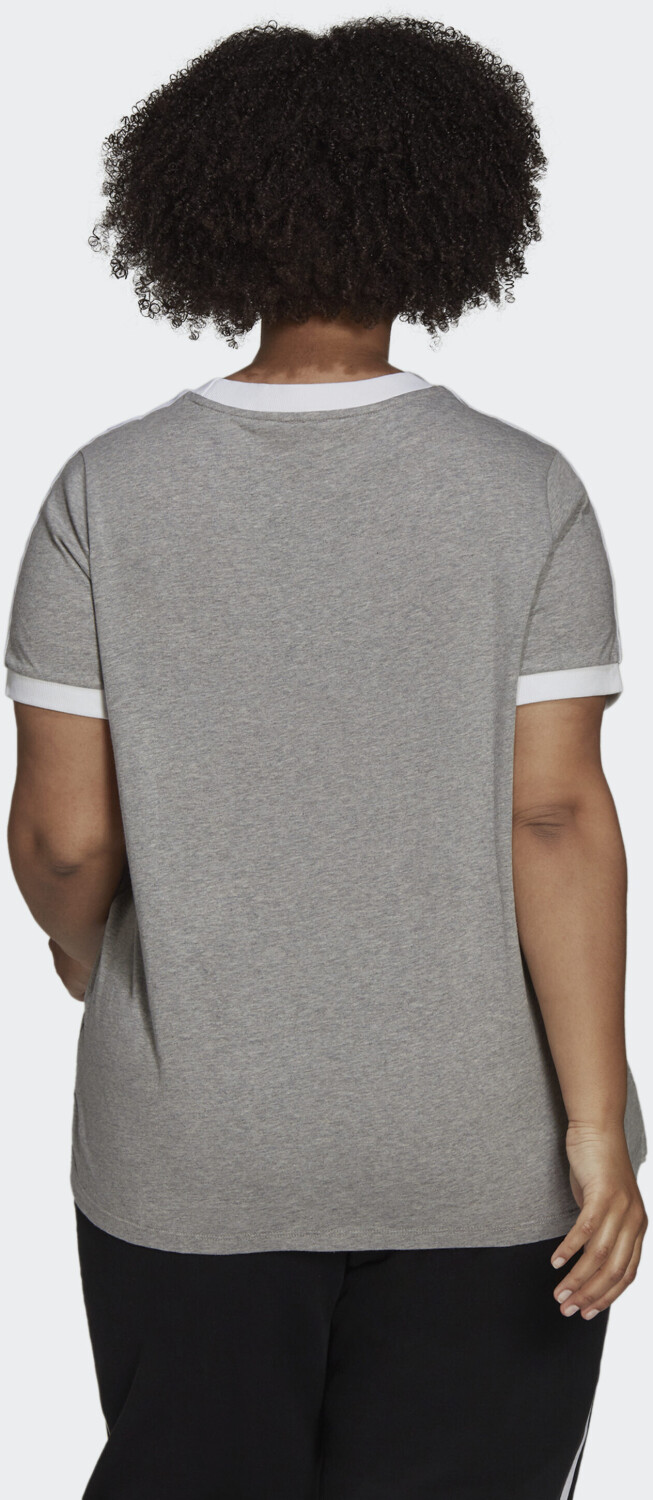 Adidas adicolor Classics 3-Stripes T-Shirt Plus Size medium grey heather (H22857) desde 20,49 