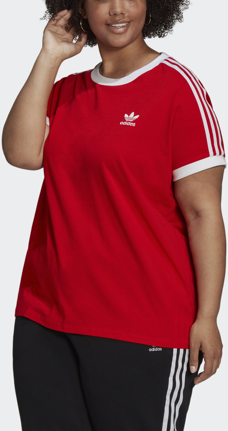 Adidas adicolor Classics 3-Stripes T-Shirt Plus Size red (H22858) desde 30,00 â¬ | Compara 