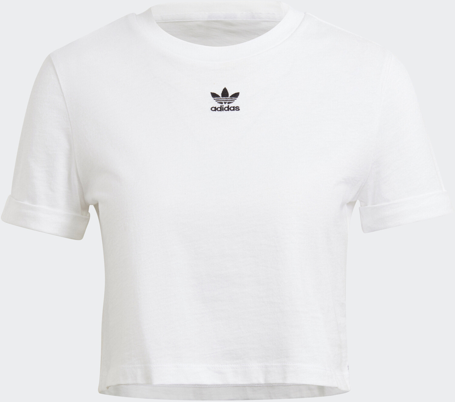 ADICOLOR CLASSICS ROLL-UP SLEEVE CROP TOP - HAZY EMERALD | WOMEN | adidas Hong Kong Official 