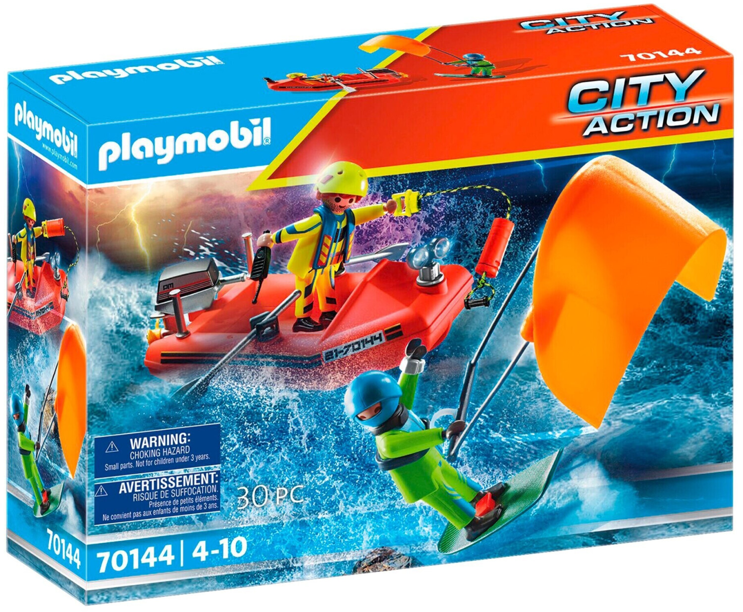 Playmobil Secouriste et kitesurfer (70144) au meilleur prix sur