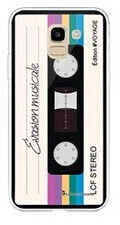 LaCoqueFrançaise Coque téléphone Samsung Galaxy J6 2018 360 intégrale transparente cassette vintage evasion tendance