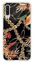 LaCoqueFrançaise Coque téléphone Samsung Galaxy A50 360 intégrale transparente fleurs et chaines tendance