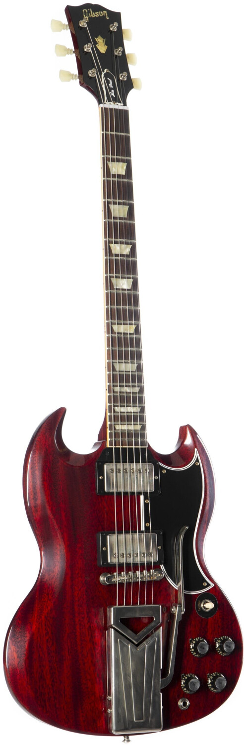 Gibson 60th Anniversary 1961 Les Paul SG Standard Sideways Vibrola Cherry Red