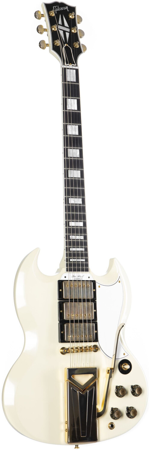 Gibson 60th Anniversary 1961 Les Paul SG Custom Sideways Vibrola  Polaris White