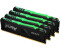 Kingston FURY Beast RGB Kit 64 Go quatre barrettes DDR4-3200 CL16 (KF432C16BBAK4/64)