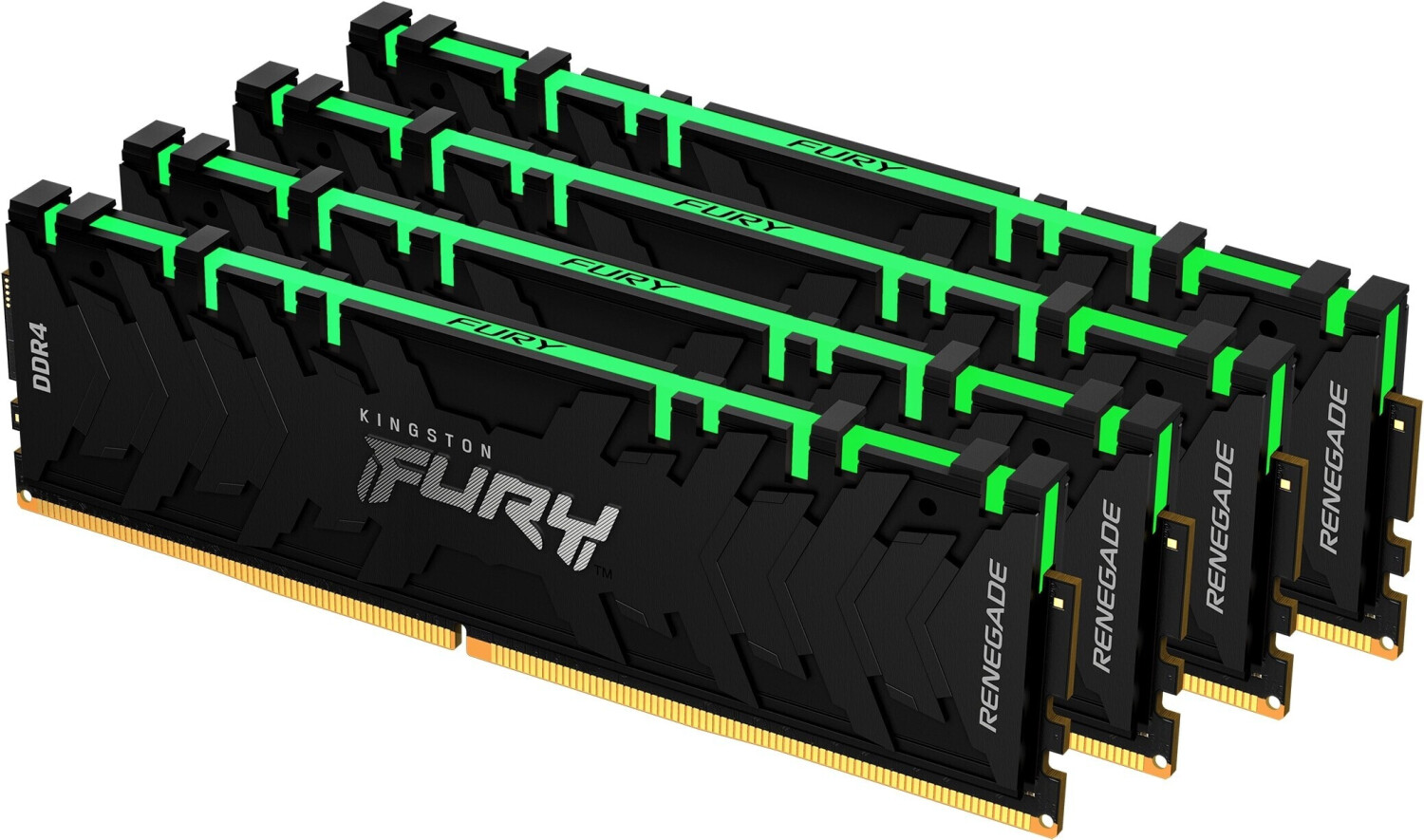 Kingston FURY Renegade RGB Kit 32 Go quatre barrettes DDR4-3200 CL16 (KF432C16RBAK4/32)