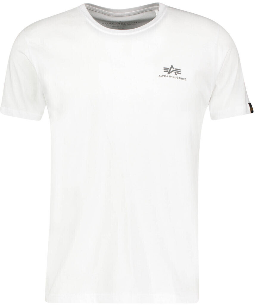 Alpha Industries Backprint T white/grey