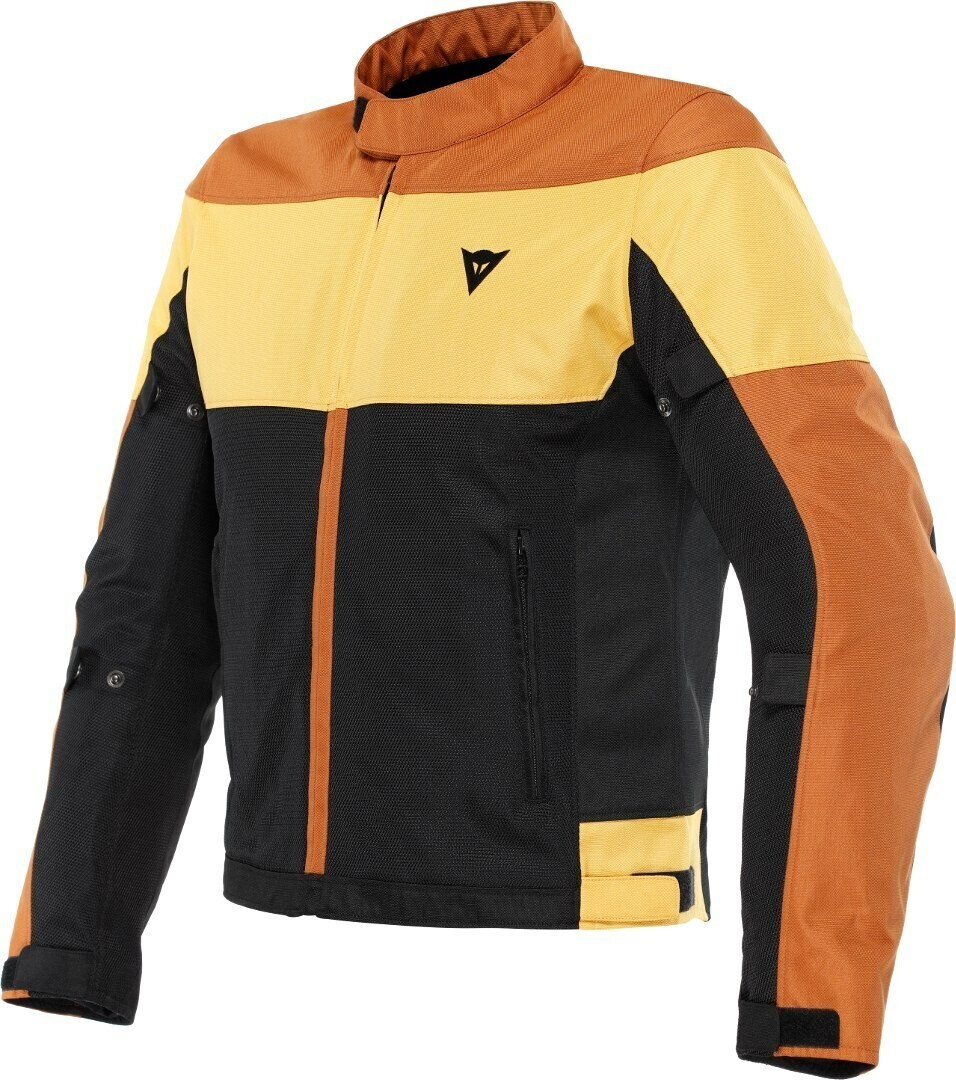 Dainese Blouson Elettrica Air noir/marron/jaune