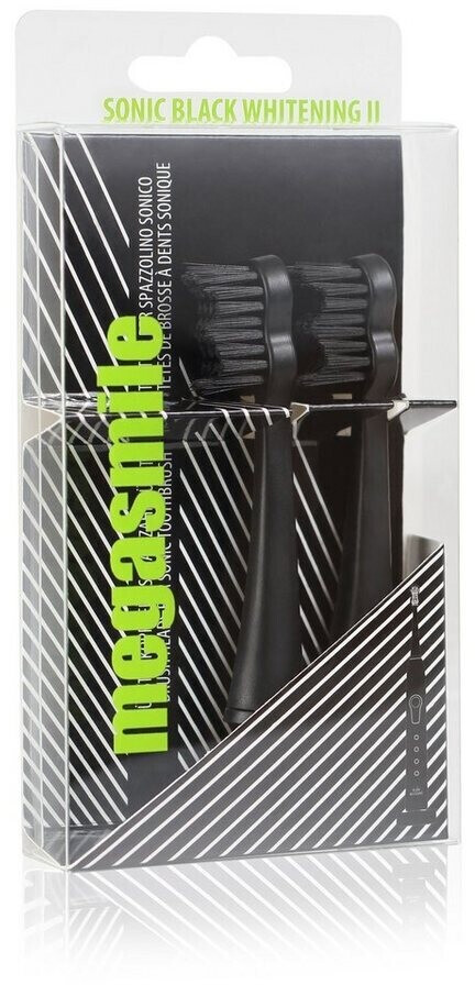 Megasmile Black  Whitening II Ersatzbürsten Schwarz für MS-SONIC2 100-181