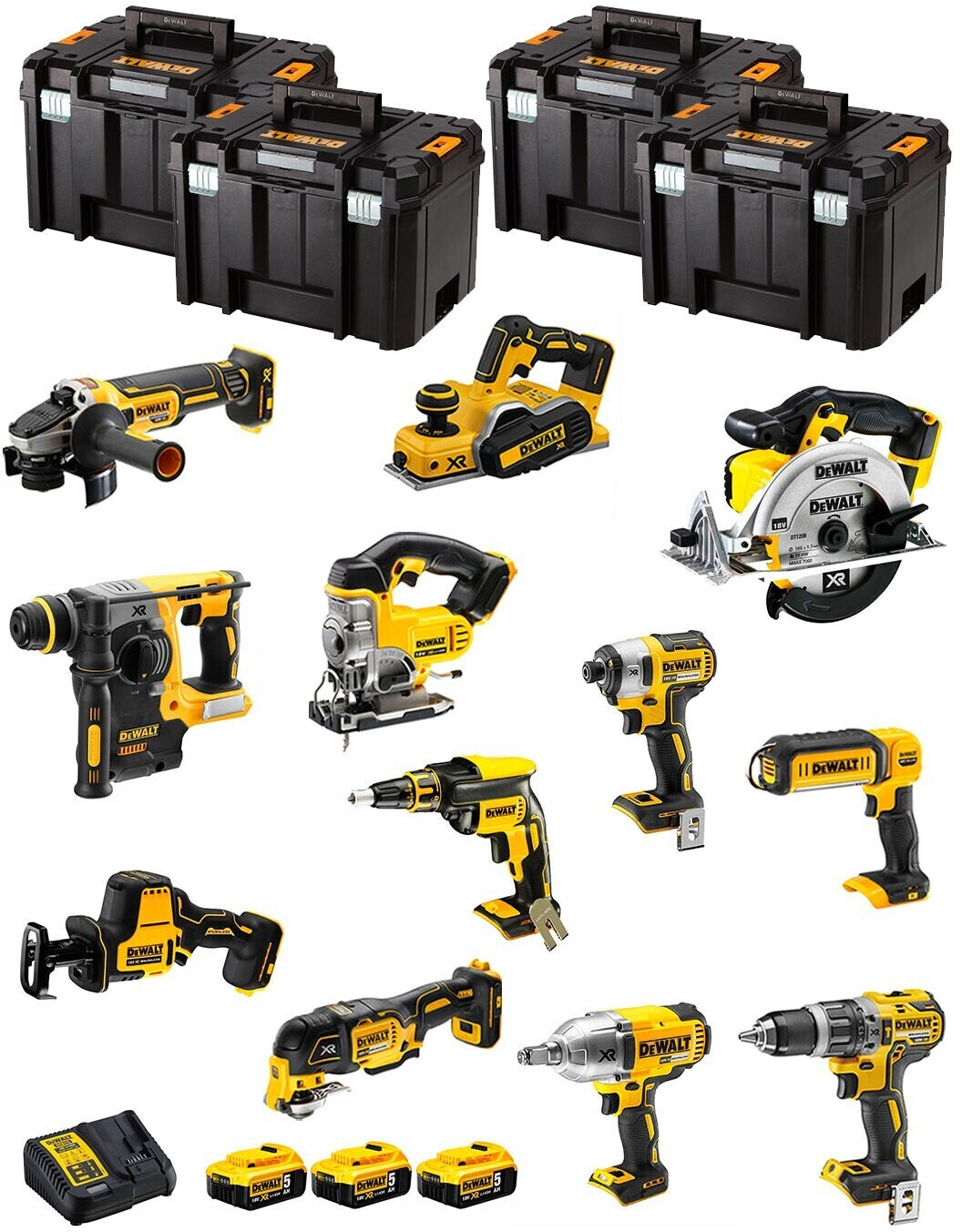 DeWalt DWK1202T (3 x 5,0 + 4 TSTAK VI)