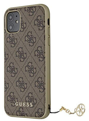 Guess - 4G Charms - iPhone 12 mini (5.4) - Braun - Hard Case - Handyhülle Schutzhülle Handyhülle (GUHCP12SGF4GBR)