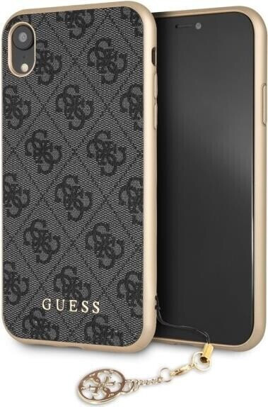 Guess Hard Case 4G Charms für Apple iPhone Xs Max - grey (GUHCI65GF4GGR)