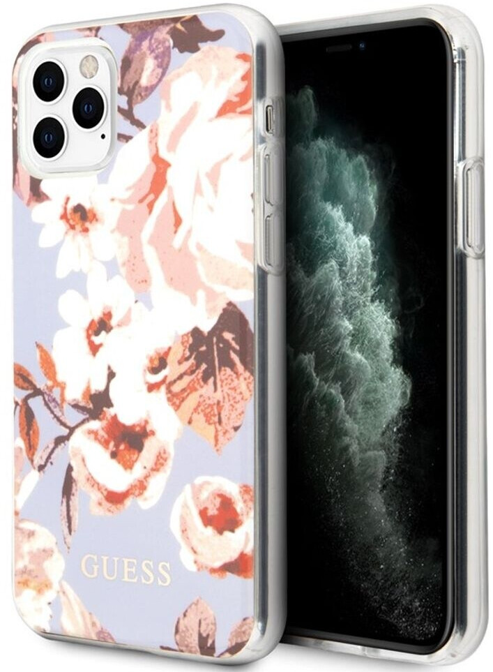 Guess Hard Cover Flower Lilac, für Apple iPhone 11 Pro Max, GUHCN65IMLFL02, Blister (GUHCN65IMLFL02)