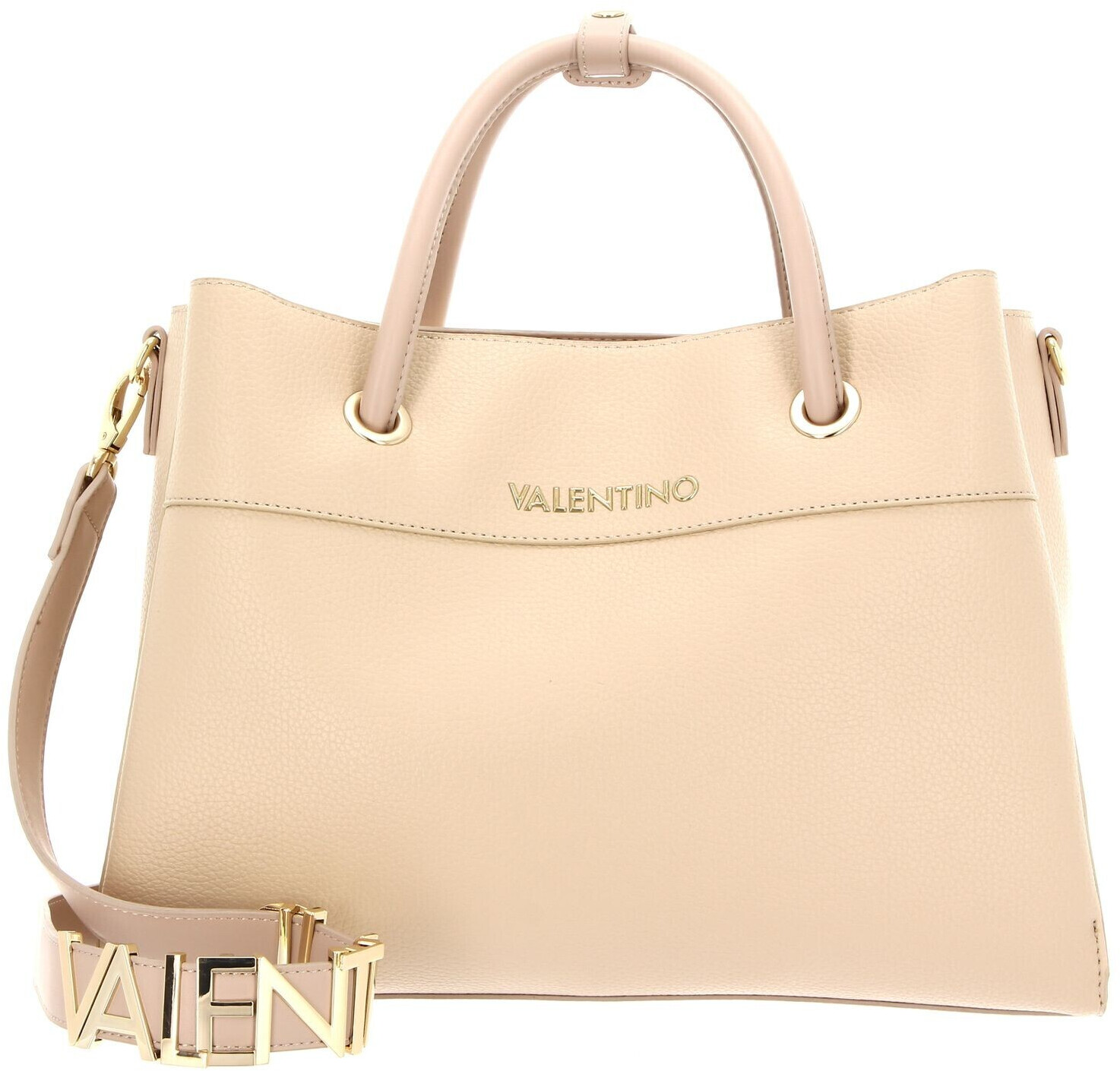 Valentino Bags Alexia Ecru Two Strap Satchel Bag