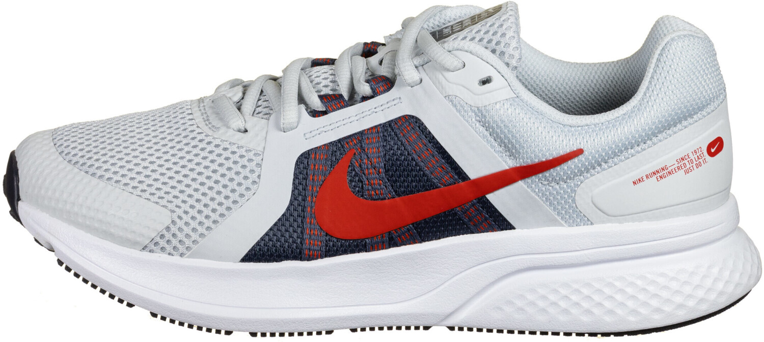 Buy Nike Run Swift 2 pure platinum/chile red-thunder blue from Â£60.00 