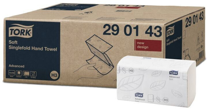 Tork Universal Paper Towels H3 25 x 23 cm (3750 Sheet)