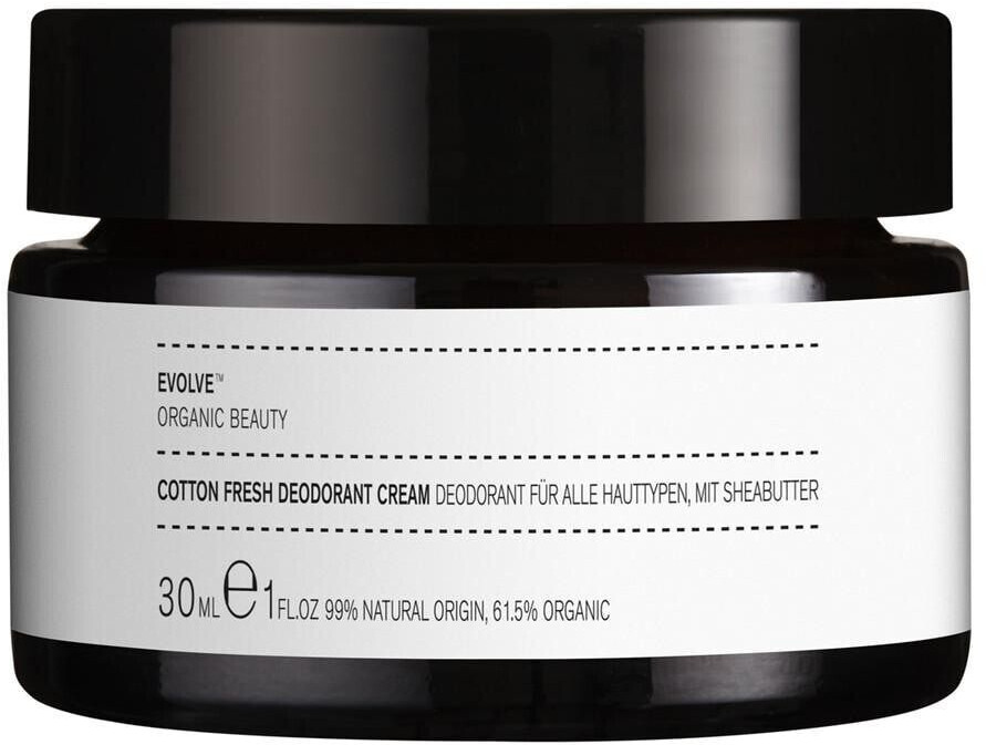 Evolve Organic Beauty Cotton Fresh Deodorant Cream (30 ml)