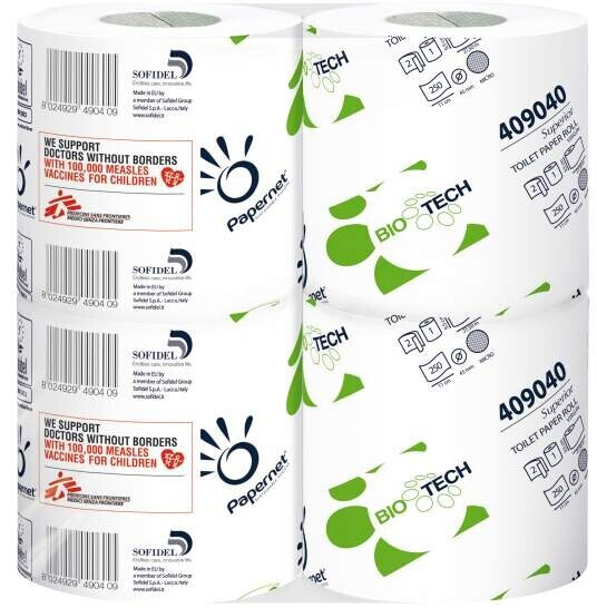 Papernet Bio Tech Toilettenpapier 4 Rollen 2-lagig