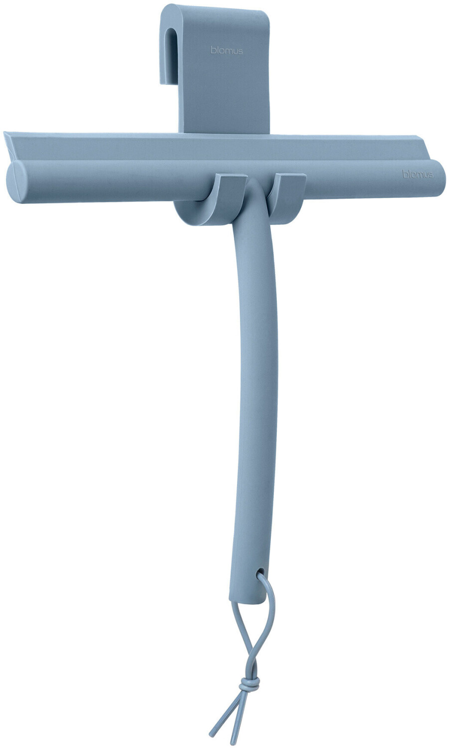 Blomus VIPO shower wiper with holder ashley blue