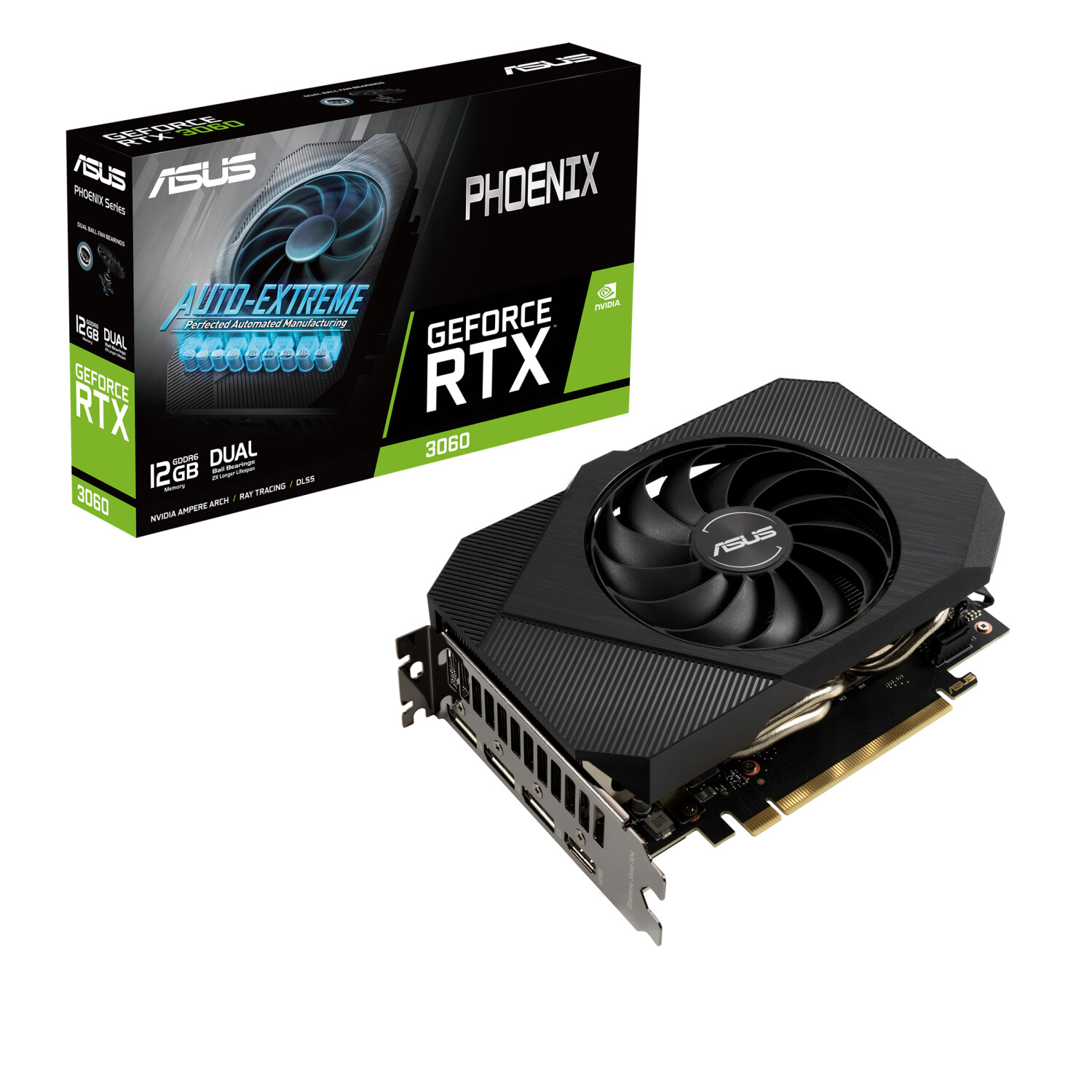 Asus Phoenix GeForce RTX 3060 V2 12GB GDDR6 1.80GHz