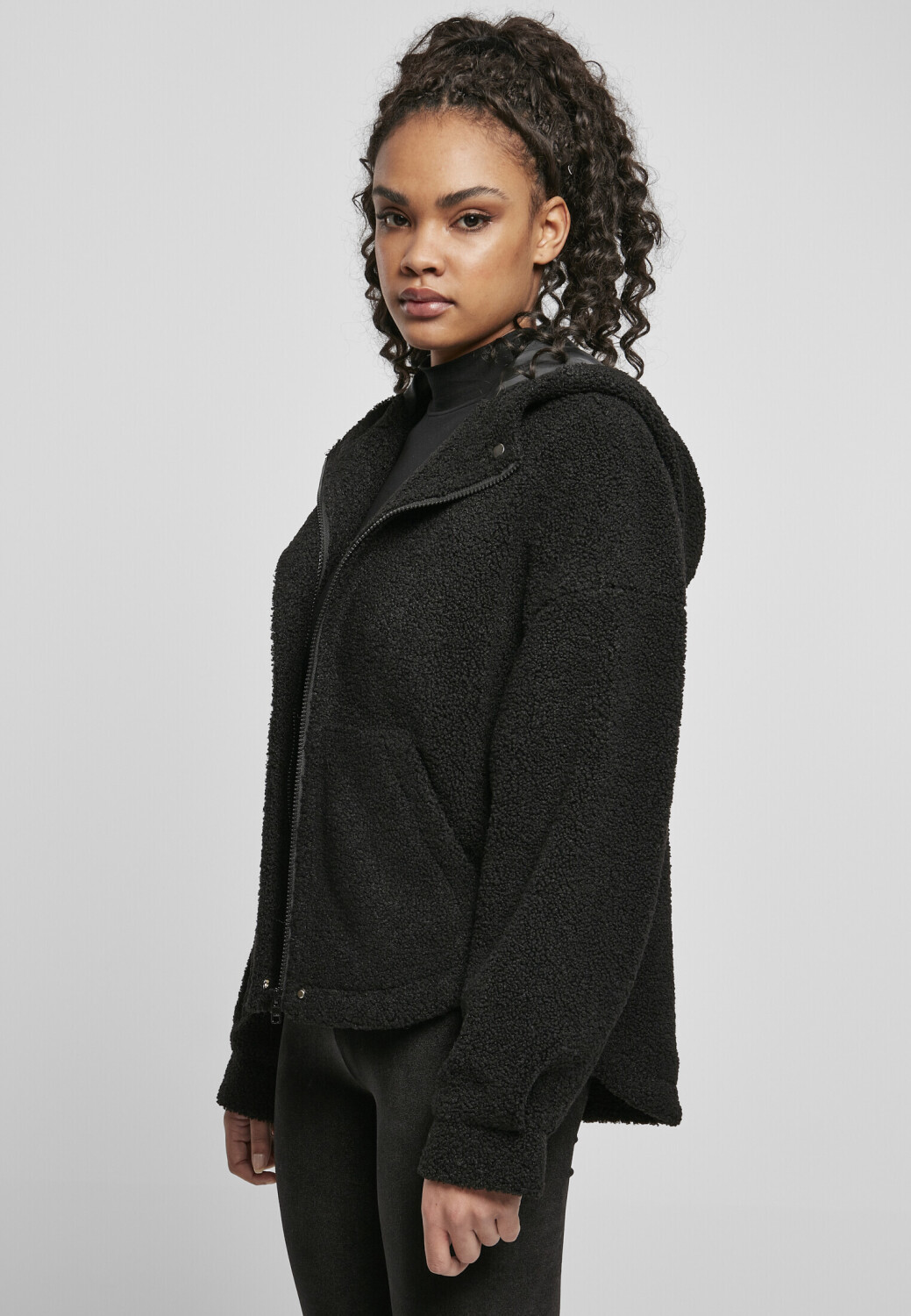 Urban Classics Ladies Short € bei Preisvergleich ab | 32,99 (TB4545-00007-0037) Sherpa Jacket black